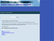 Tablet Screenshot of coastmariner.com